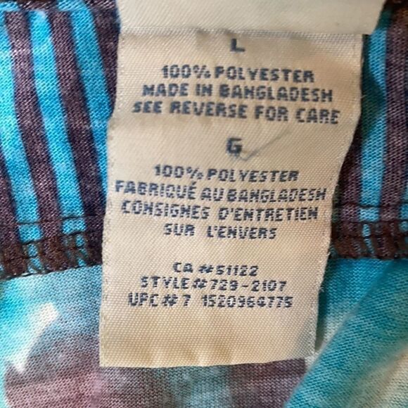 725 Originals Turquoise Floral Top - Picture 5 of 5